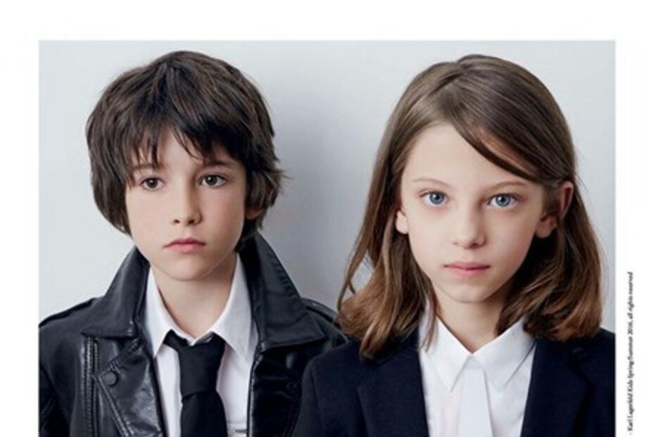 A coleção para crianças de Karl Lagerfeld, diretor criativo da Chanel