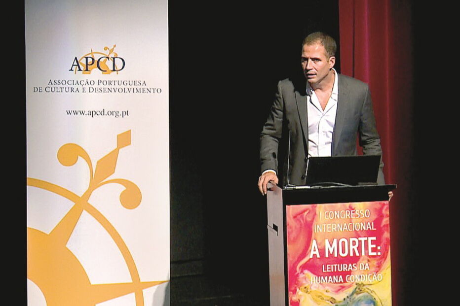 Ricardo Araújo Pereira esteve na abertura do congresso internacional ‘A Morte e as Leituras da Humana Condição’