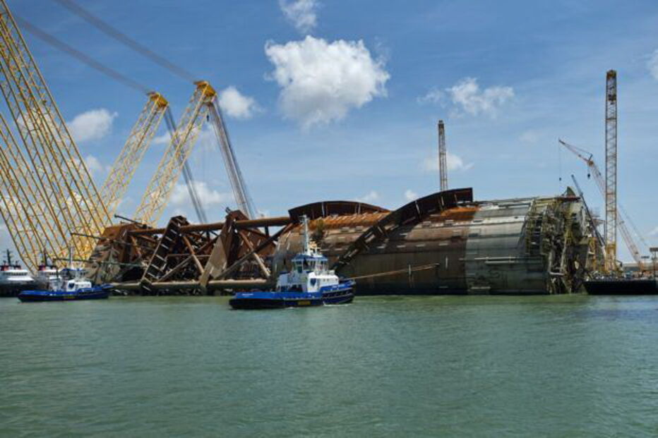 Instalações da petrolífera Andarko em Moçambique