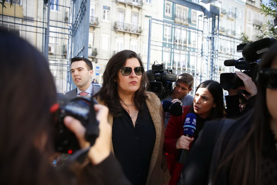 Sofia Fava já chegou ao tribunal