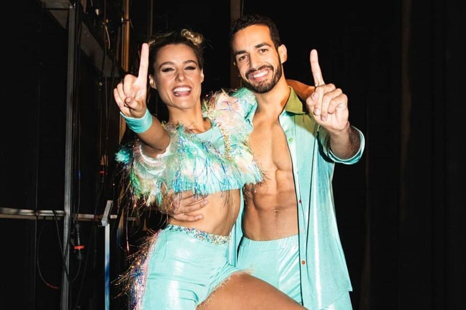 Kelly Bailey em segundo lugar no 'Dança com as Estrelas'