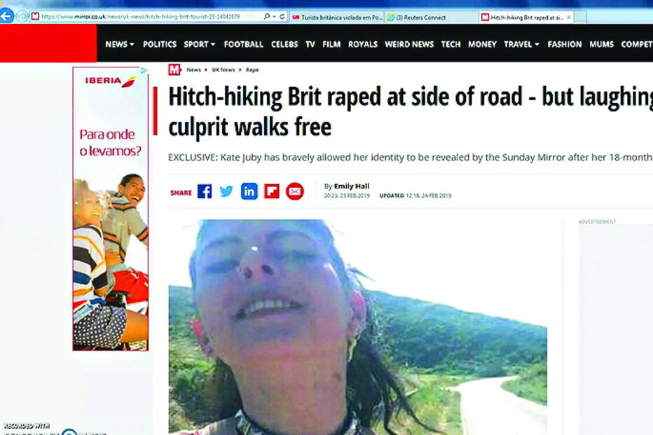 Kate Juby decidiu identificar-se e contar a história à imprensa inglesa  