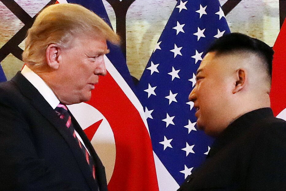 O encontro de Donald Trump e Kim Jong-un em imagens