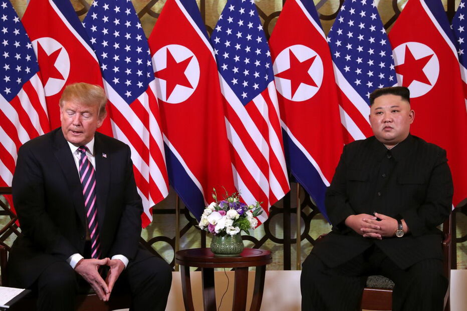 O encontro de Donald Trump e Kim Jong-un em imagens
