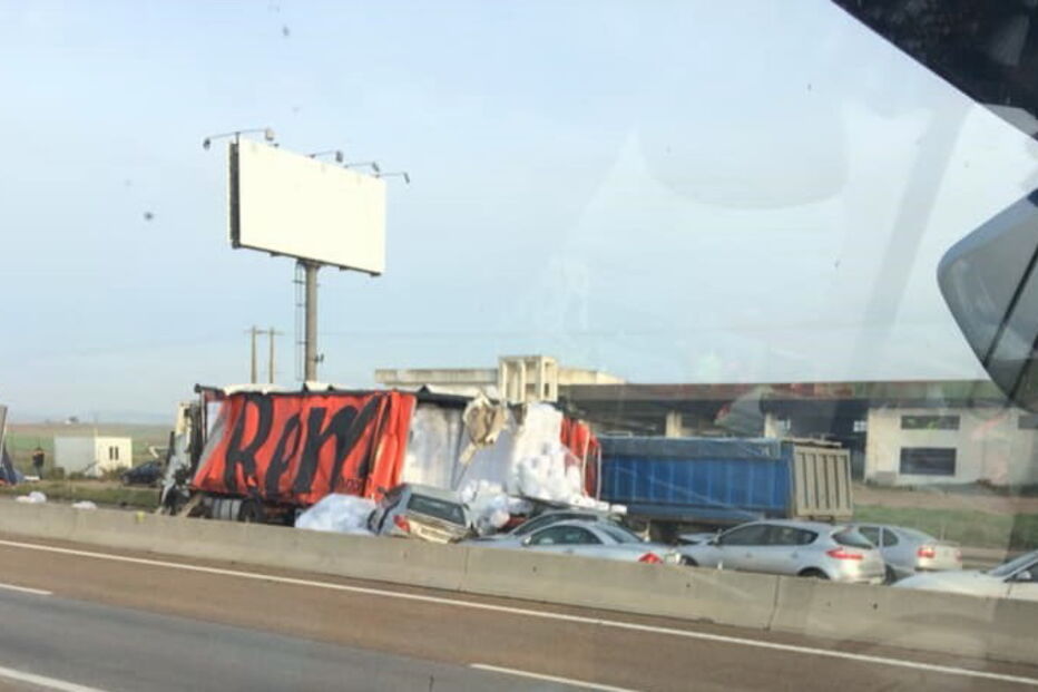 Colisão na A6 em Elvas