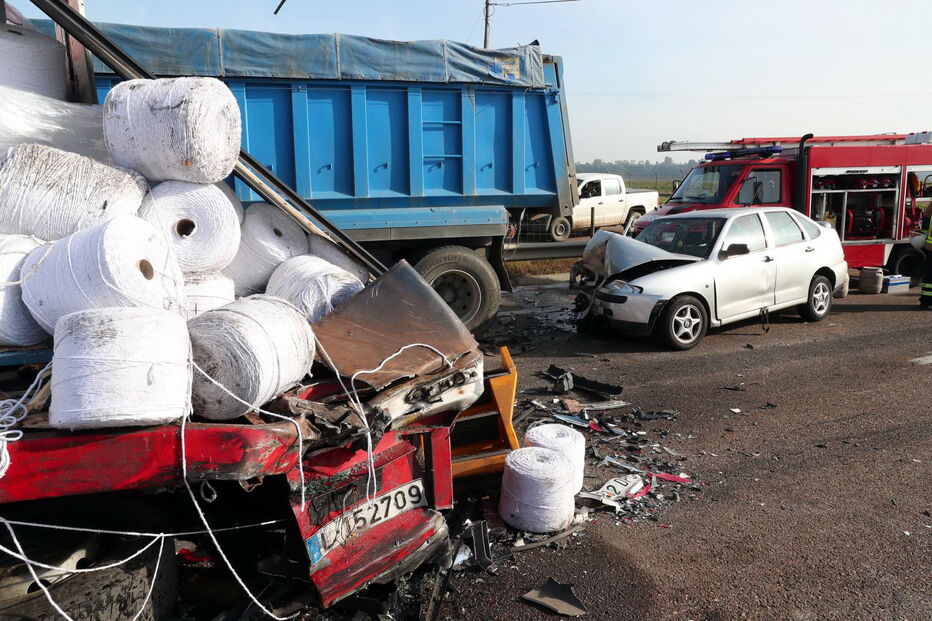 Acidente com cinco camiões e seis carros faz 17 feridos em Elvas