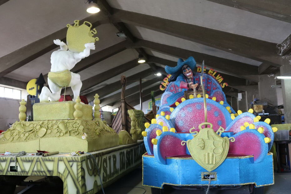 Preparação para o Carnaval Internacional de Elvas