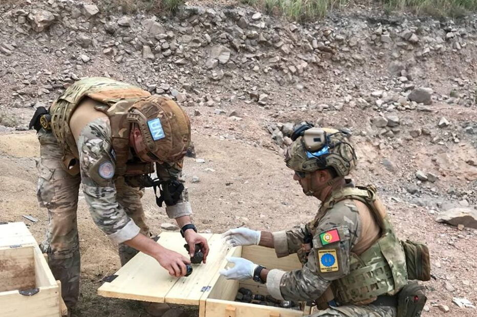 Militares portugueses na República Centro-Africana destruíram 97 engenhos explosivos 