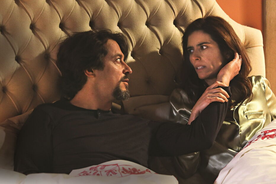 António Pedro Cerdeira e Anabela Teixeira numa cena da novela 'Alguém Perdeu'