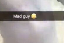 Jovem com as roupas ensanguentadas no vídeo partilhado nas redes sociais 