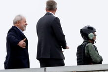 Lula da Silva foi ao funeral do neto