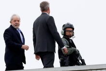 Lula da Silva foi ao funeral do neto