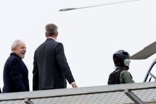 Lula da Silva foi ao funeral do neto