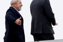 Lula da Silva foi ao funeral do neto