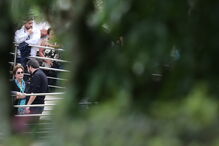 Também Dilma esteve presente no funeral do neto de Lula