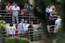Também Dilma esteve presente no funeral do neto de Lula