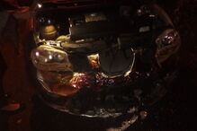 Cinco carros totalmente destruídos após incêndio em Queijas