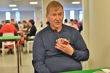 O campeão de bridge Geir Helgemo