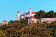 O Castelo de Bratislava proporciona uma vista deslumbrante