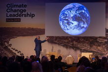 Al Gore na conferência Climate Change Leadership, no Porto