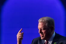 Al Gore na conferência Climate Change Leadership, no Porto