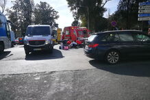 Acidente entre mota e carro em Lisboa faz um ferido grave