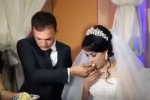 Vídeo mostra noivo a dar estalo à mulher em plena cerimónia de casamento