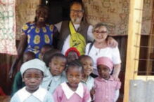 Carlo Spini com a mulher Gabriella Viggiani