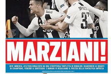 'Marciano', diz a capa do Tuttosport
