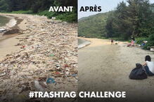 'Trashtag Challenge' já conta com alguns seguidores que decidiram tomar a iniciativa de limpar vários locais públicos.