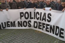 Polícias manifestam-se em Lisboa