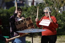 Lesados do BES em protesto ruidoso junto a casa do governador do Banco de Portugal