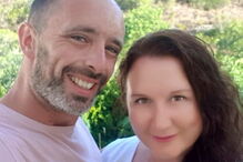 Emma Letts e o noivo, Richard Wilson