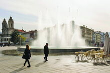 Praça da República em Braga