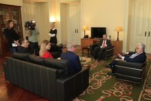 Entrega da moção foi realizada no gabinete do ministro Eduardo Cabrita