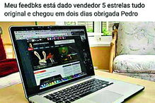 Criava perfis falsos e deixava comentários positivos