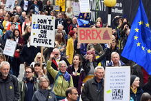 Um milhão de pessoas nas ruas de Londres contra o Brexit