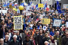 Mais de um milhão de pessoas nas ruas de Londres contra o Brexit