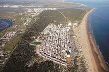 Praia de Monte Gordo, no Algarve