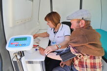 Unidade móvel de Saúde presta apoio a que sofreu com o fogo de Monchique, no verão de 2018