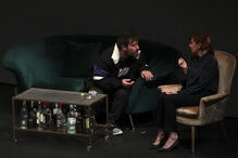 Maria João Abreu e Pedro Walter durante ensaio