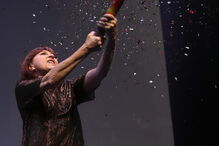 Maria João Abreu durante ensaio