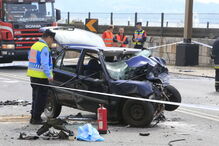 Violenta colisão frontal mata jovem e corta Avenida Marginal na Cruz Quebrada