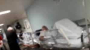 Vídeo mostra caos nas urgências do hospital de Setúbal