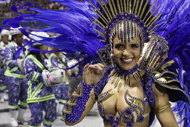 Desfile das escolas de samba de São Paulo