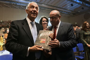 Marcelo Rebelo de Sousa marcou presença na gala 'Viva a Vida' em Viseu
