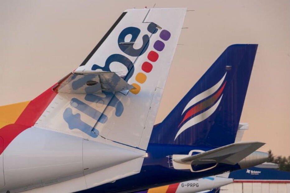 Avião da companhia aérea Flybe Group