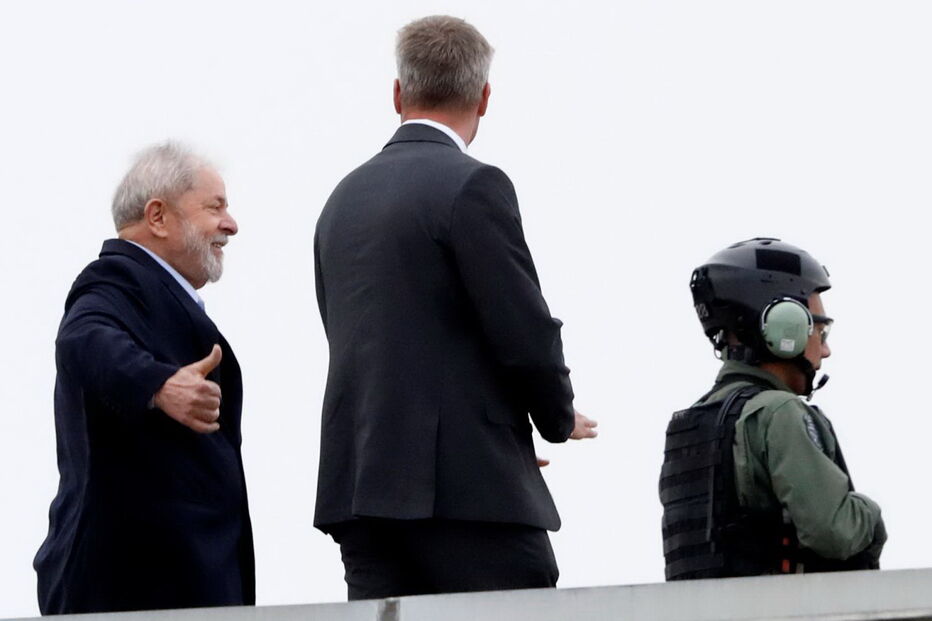 Lula da Silva foi ao funeral do neto