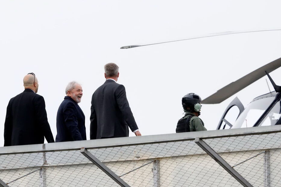 Lula da Silva foi ao funeral do neto