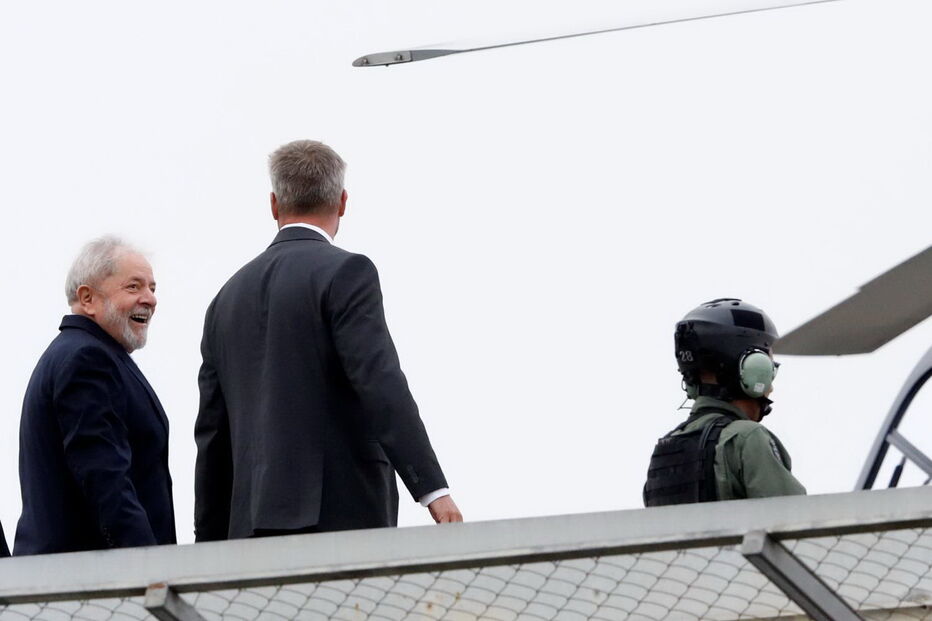 Lula da Silva foi ao funeral do neto